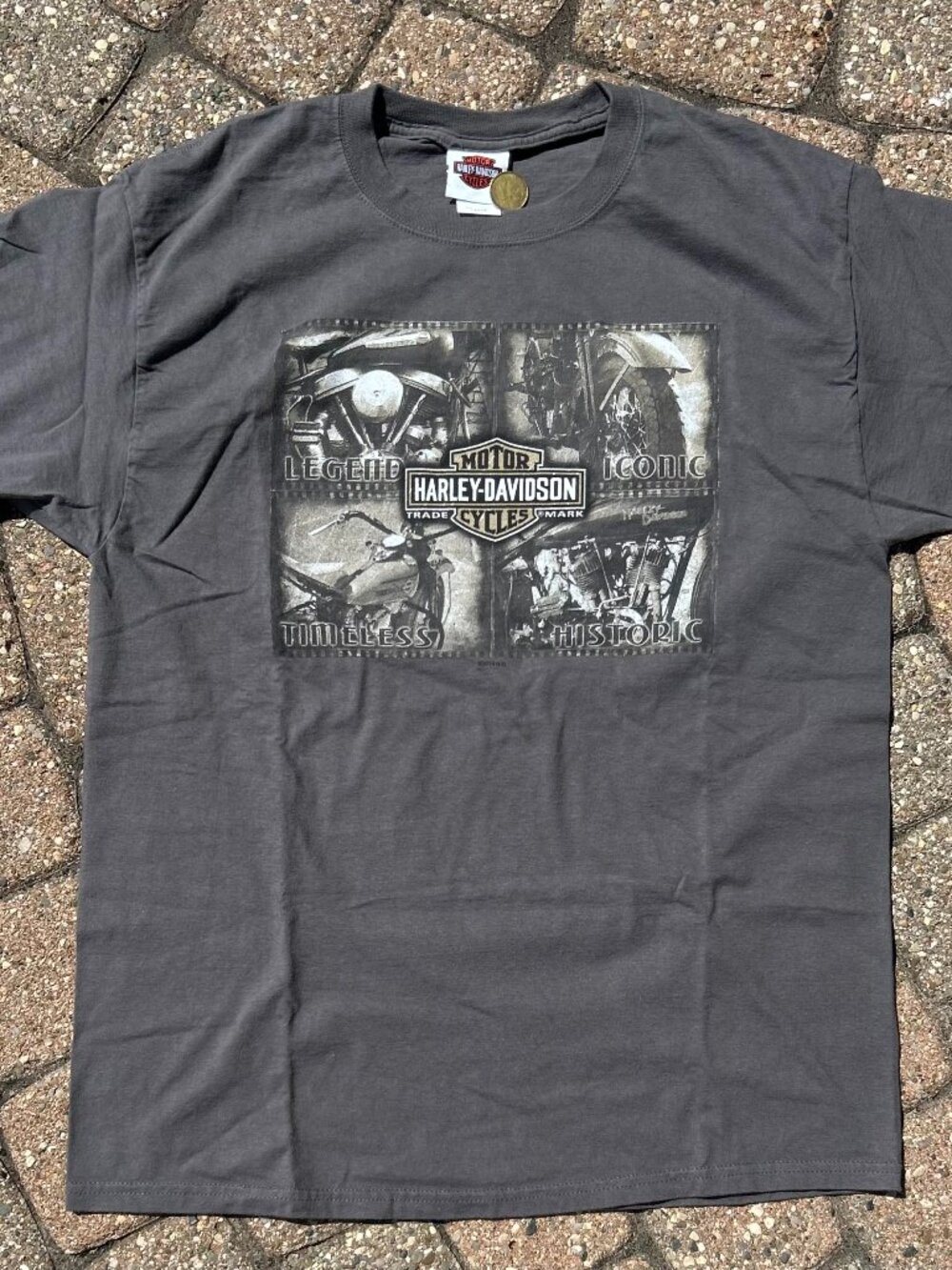 Harley-Davidson Windsor Ontario Thunder Road T-Shirt Size L EUC